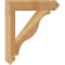Ekena Millwork Funston Arts & Crafts Rough Sawn Bracket, Western Red Cedar, 4"W x 22"D x 26"H BKT04X22X26FST03RWR - alternate 4